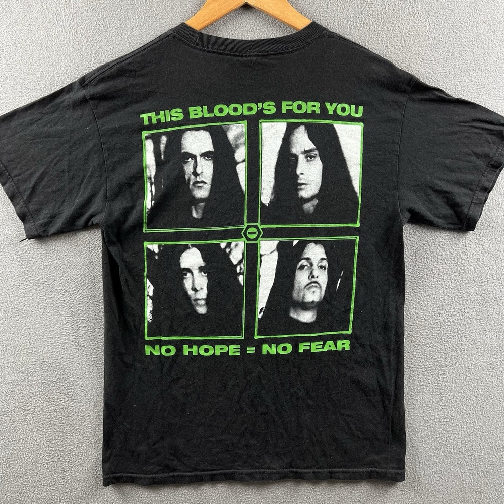 Vintage Type O Negative Shirt Mens Medium Black No. 1 This Blood's For You Goth - Picture 10 of 13